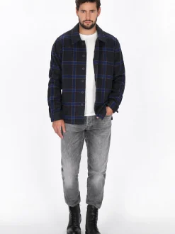 Dreimaster Herren Hemd in marine