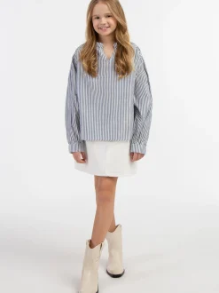 Dreimaster Mädchen Bluse in marine