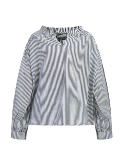 Dreimaster Mädchen Bluse in marine