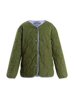 Dreimaster Mädchen Steppjacke in oliv