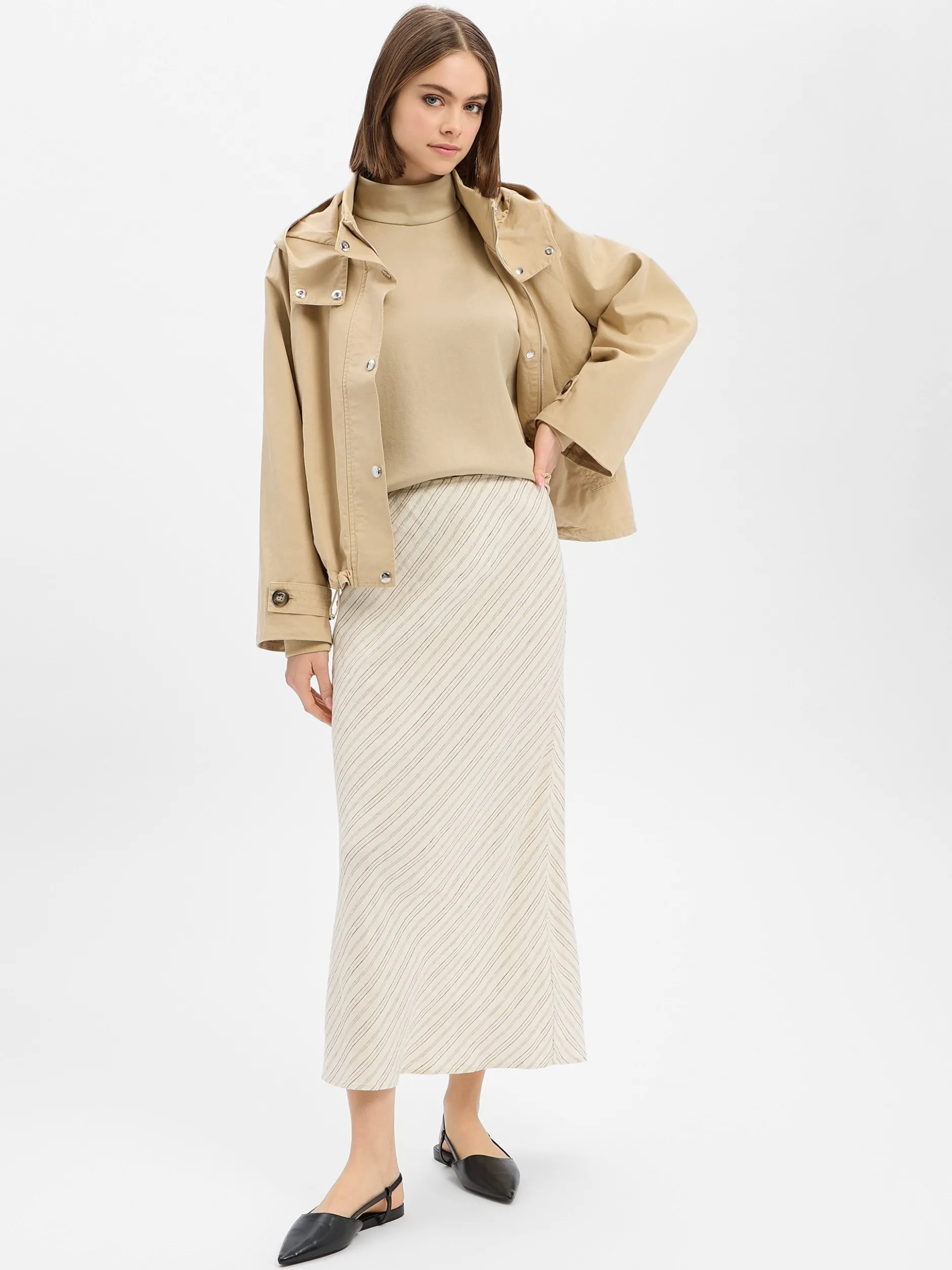 Drykorn Damen Blusenshirt - Alaria_1 in mocca