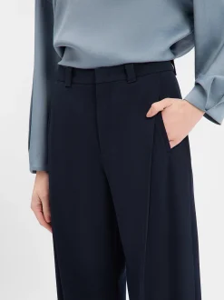 Drykorn Damen Bundfaltenhose - Unpack in marine