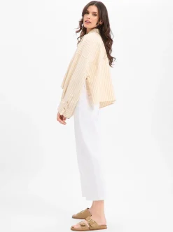 Drykorn Damen Hemdbluse - Oshia in beige taupe