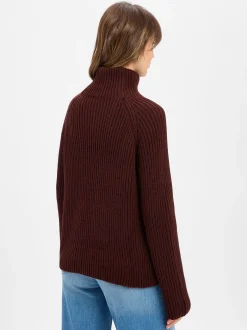 Drykorn Damen Pullover mit Alpaka-Anteil - Arwen in bordeaux