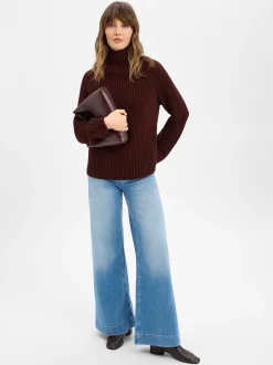 Drykorn Damen Pullover mit Alpaka-Anteil - Arwen in bordeaux