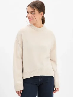 Drykorn Damen Schurwoll-Pullover - Liziela in beige