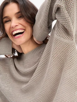 Drykorn Damen Strickpullover - Malese in schilf