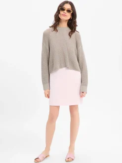 Drykorn Damen Strickpullover - Malese in schilf