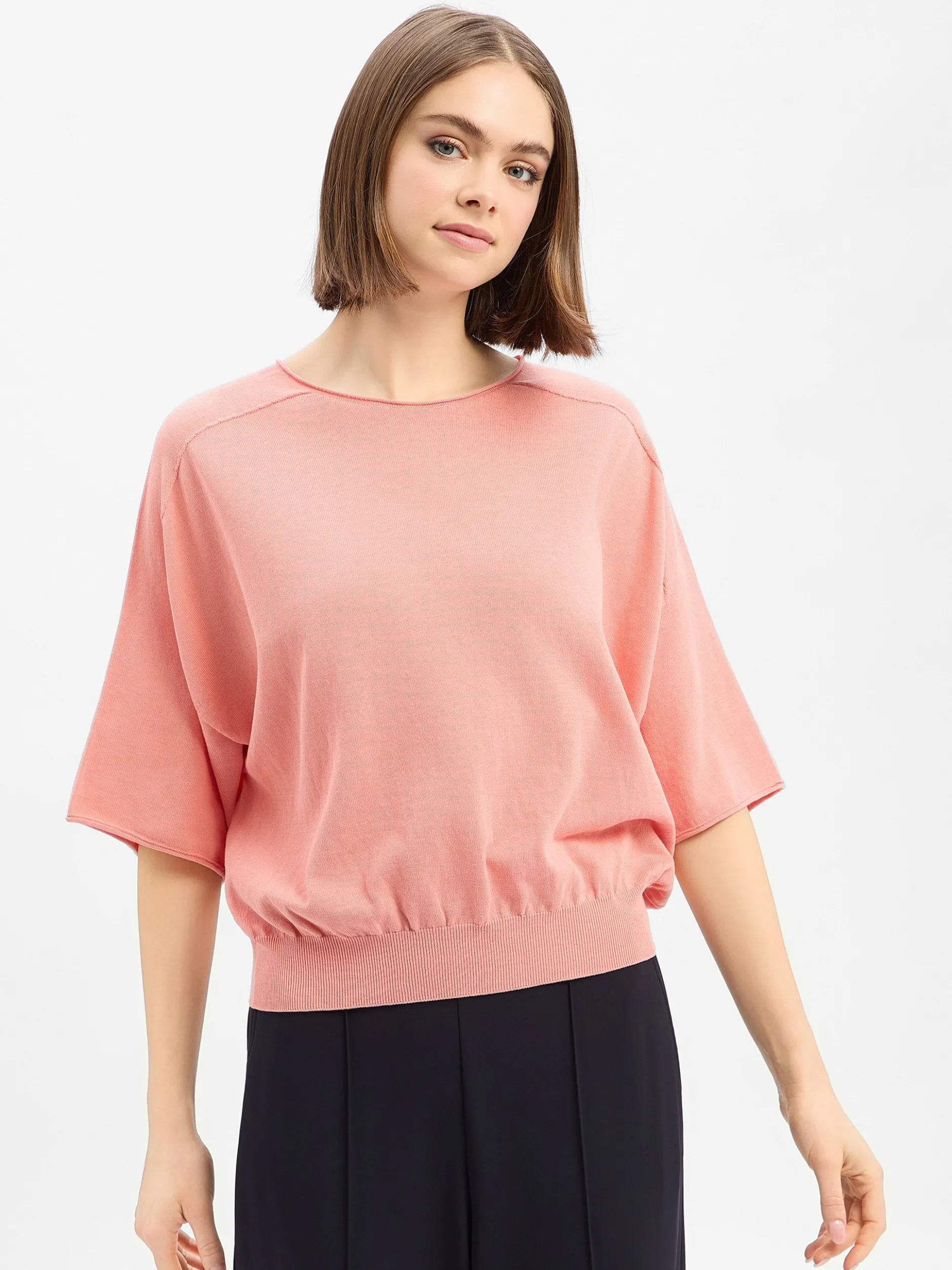 Drykorn Damen Strickshirt - Hilary in koralle