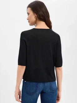 Drykorn Damen Strickshirt - Nisle in schwarz