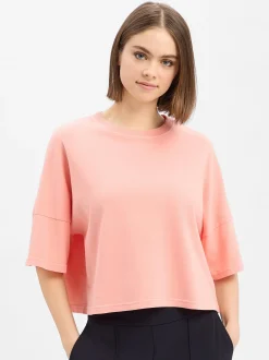 Drykorn Damen T-Shirt - Kusia in koralle