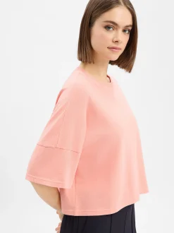 Drykorn Damen T-Shirt - Kusia in koralle