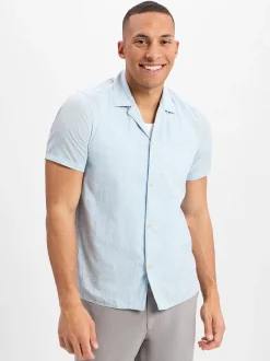 Drykorn Herren Freizeithemd - Bijan in hellblau