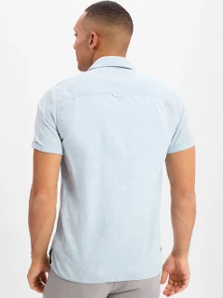 Drykorn Herren Freizeithemd - Bijan in hellblau