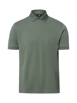 Drykorn Herren Poloshirt - Santos in schilf