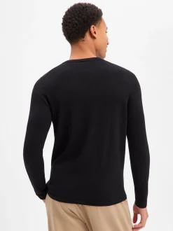 Drykorn Herren Strickpullover mit Wolle - Irmino in schwarz