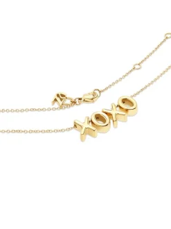 Echtzeit Damen Halskette - XOXO in gold