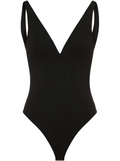 EDITED Damen Body in schwarz - Ausschnitt: Cache-Coeur