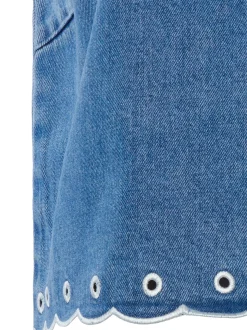EDITED Damen Jeans-Blusentop - Cecelia in light stone