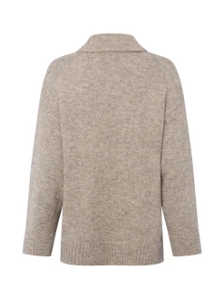 EDITED Damen Strickpullover mit Woll-Anteil - Laiani Jumper in taupe
