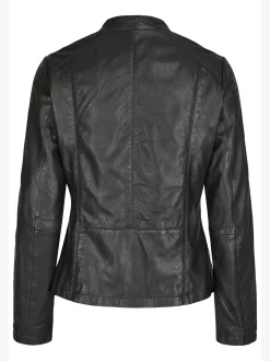 7 eleven Damen Lederjacke Leoni in schwarz