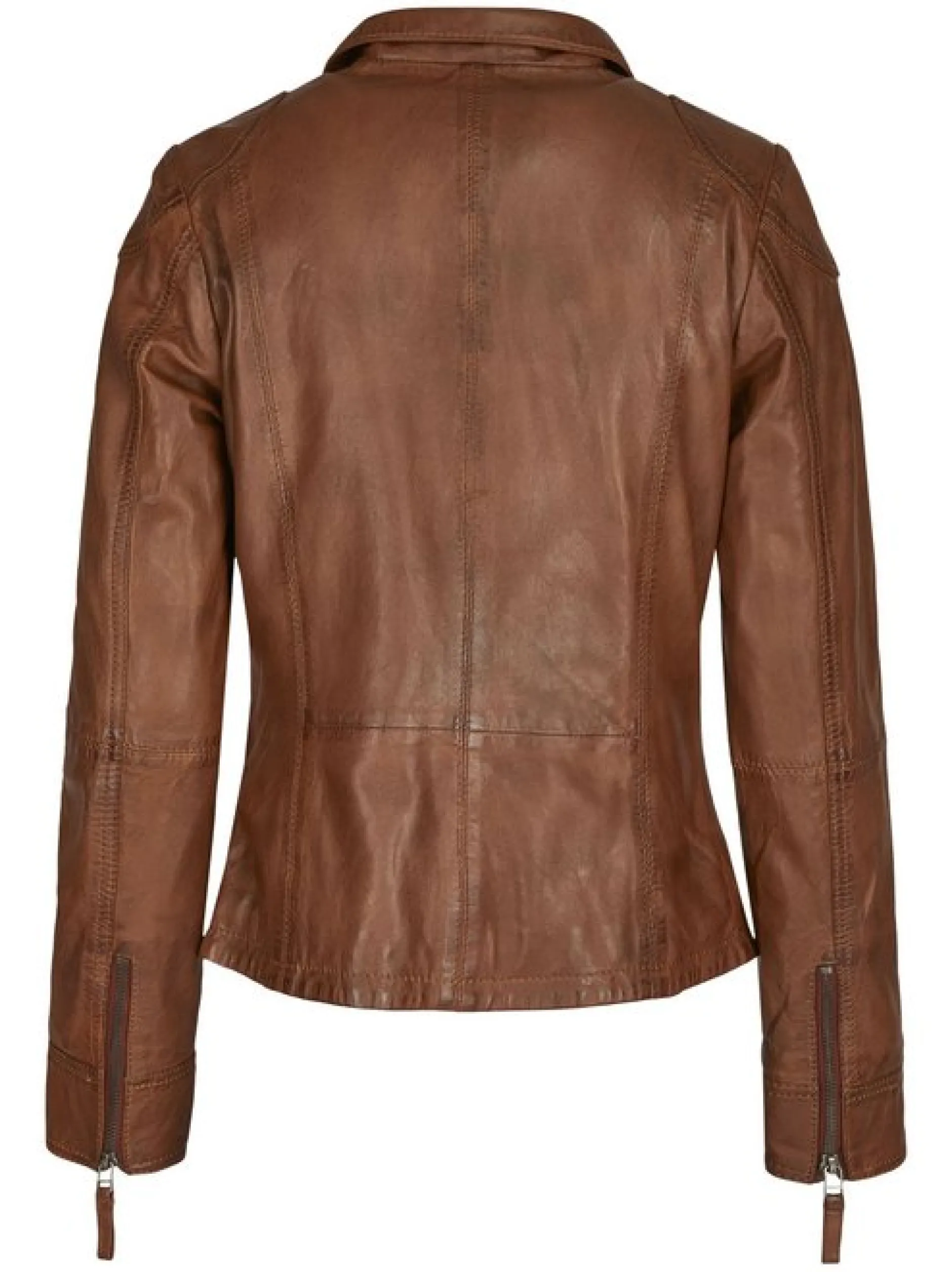 7 eleven Damen Lederjacke SEANA in braun