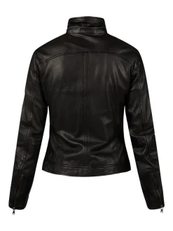 7 eleven Damen Lederjacke - SEBACI in schwarz