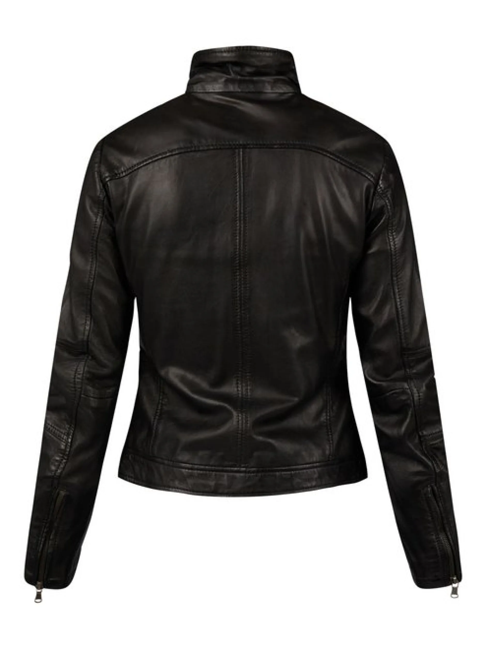 7 eleven Damen Lederjacke - SEBACI in schwarz