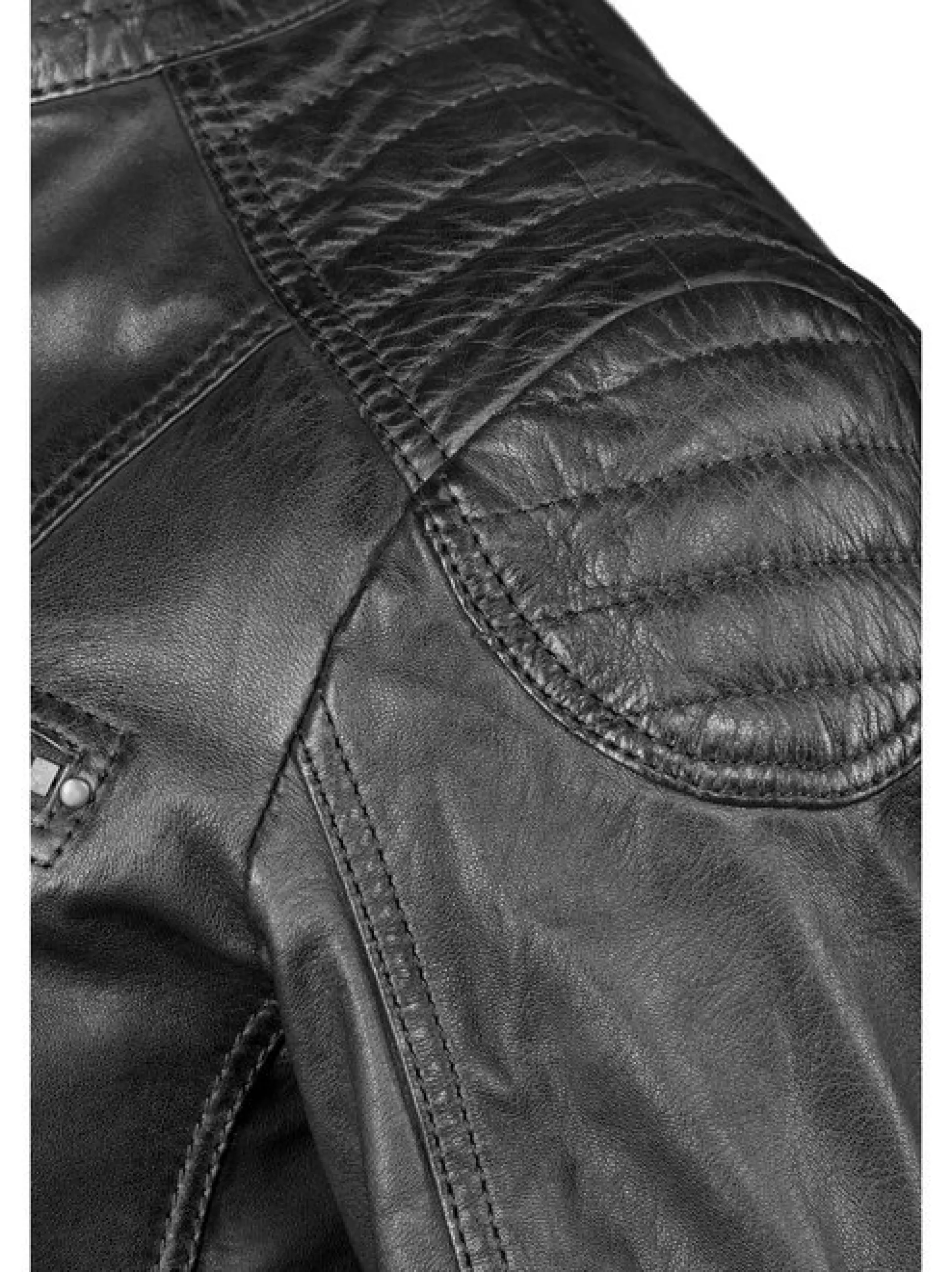 7 eleven Damen Lederjacke - SEBASTIA in schwarz