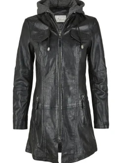 7 eleven Damen Lederjacke - SEBRESCO in schwarz