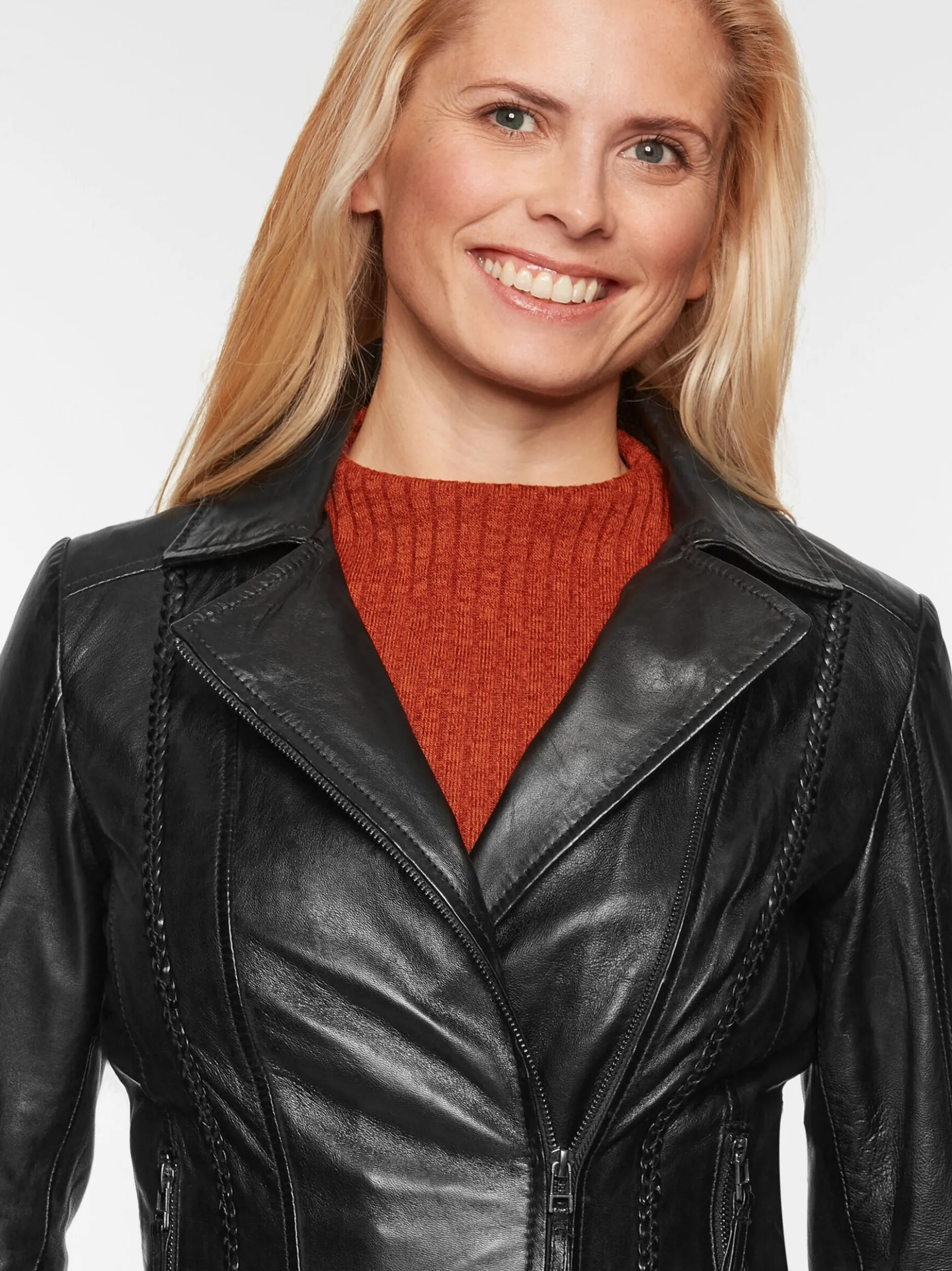 7 eleven Damen Lederjacke - SEJADY in schwarz