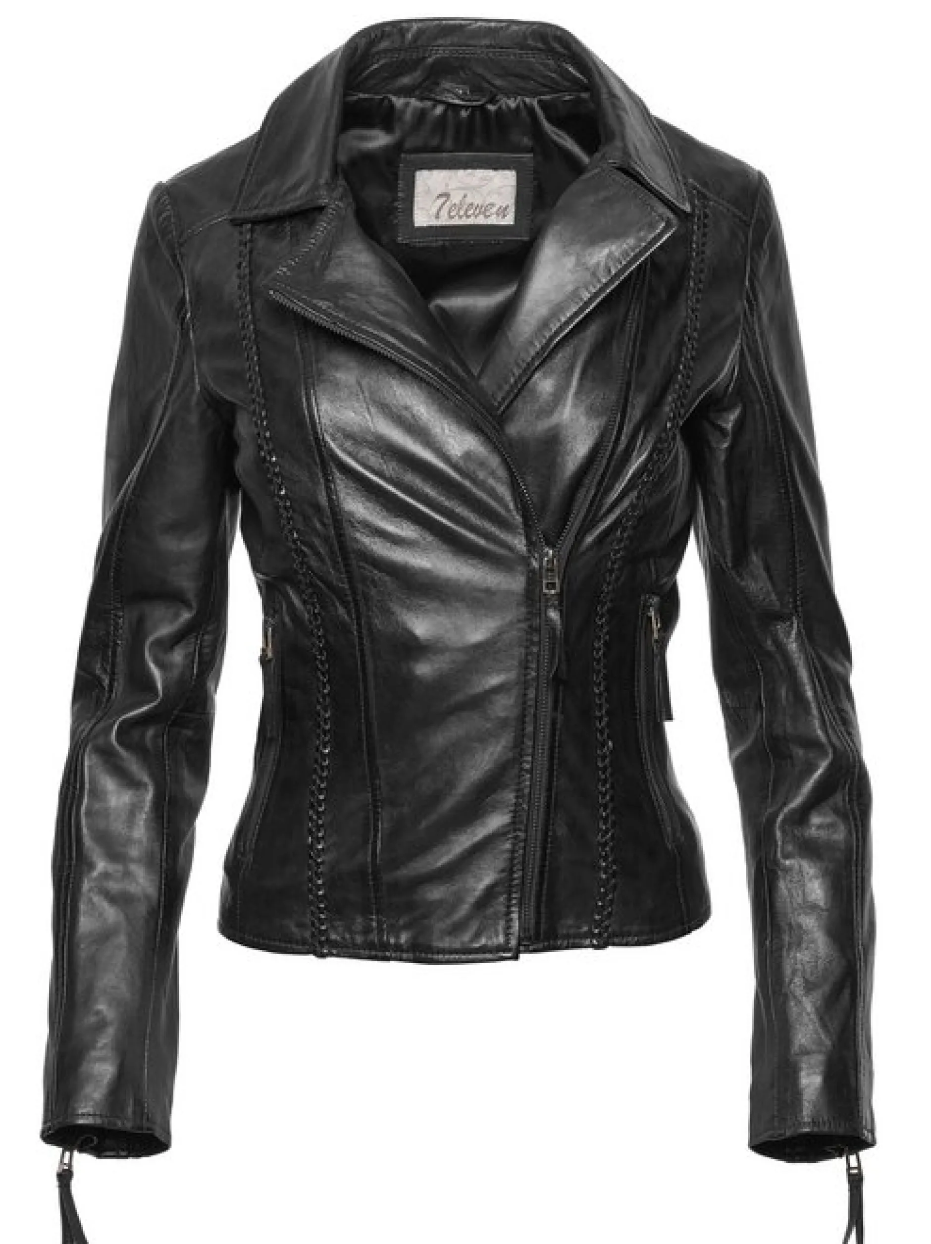 7 eleven Damen Lederjacke - SEJADY in schwarz