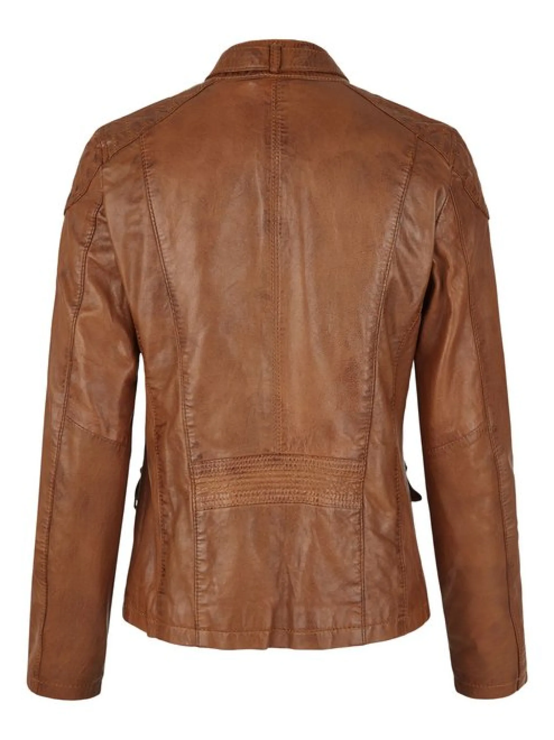 7 eleven Damen Lederjacke - SEMILA in braun