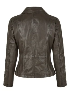 7 eleven Damen Lederjacke - SEPRIA in braun