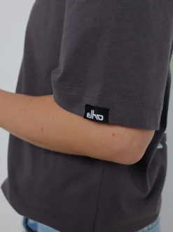 Elho Damen T-Shirt - CHUR in anthrazit - Ärmel: kurzarm