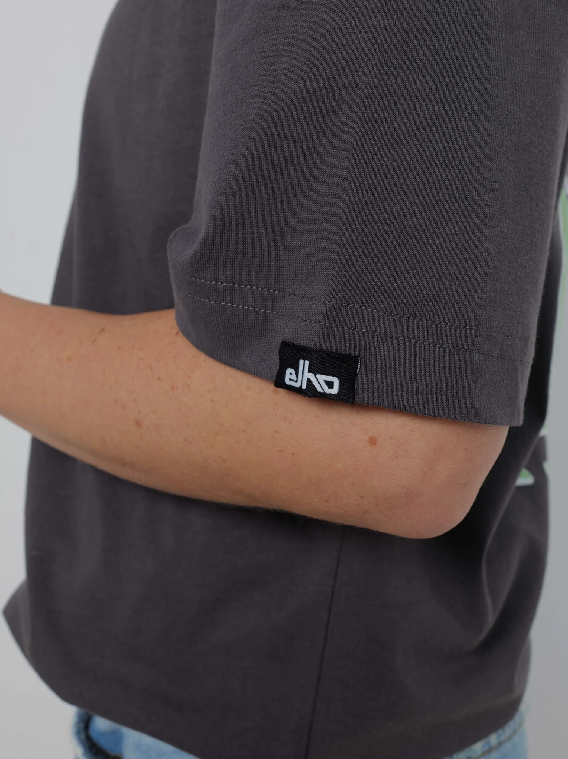 Elho Damen T-Shirt - CHUR in anthrazit - Ärmel: kurzarm