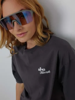 Elho Damen T-Shirt - CHUR in anthrazit - Ärmel: kurzarm