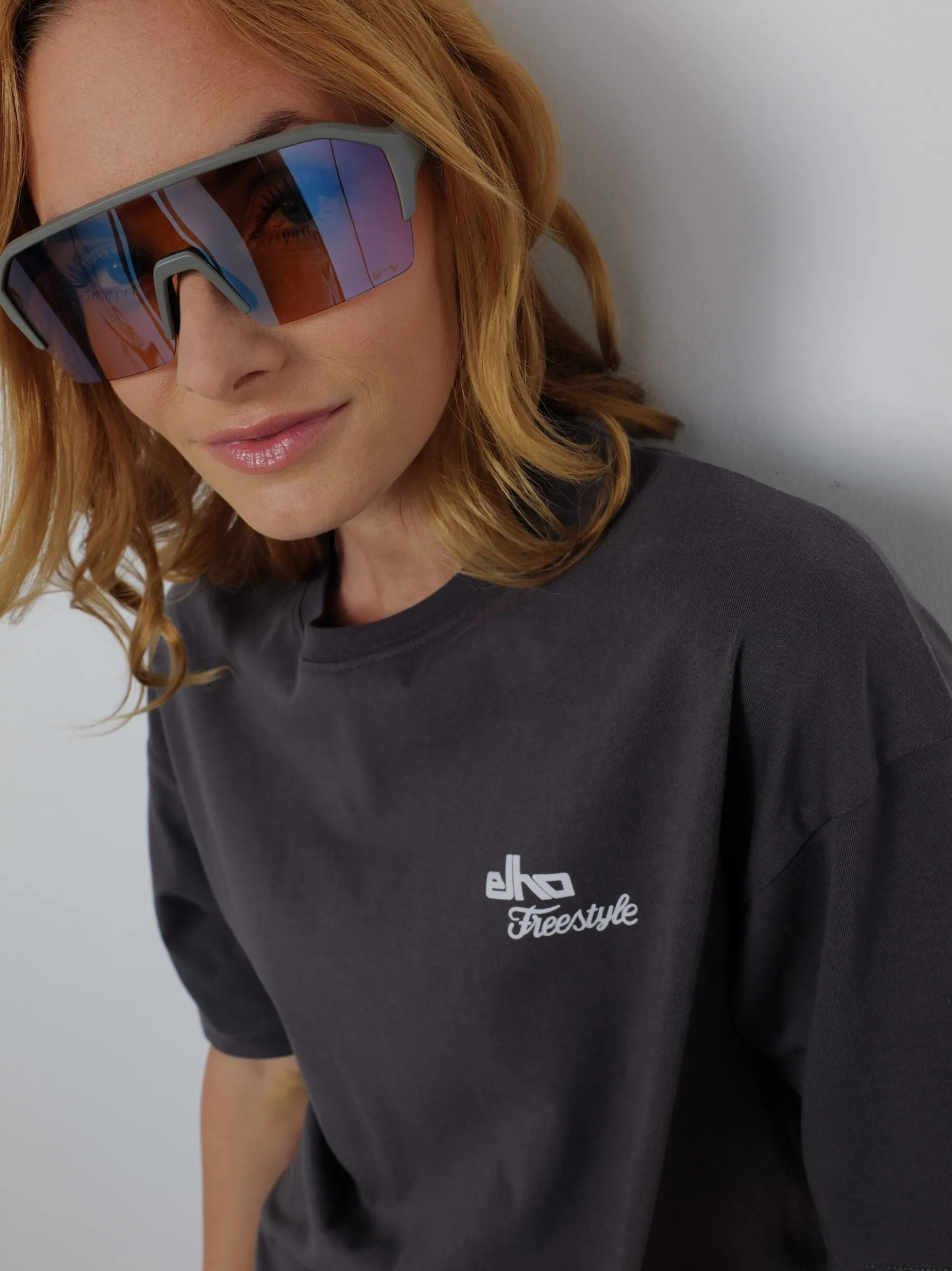 Elho Damen T-Shirt - CHUR in anthrazit - Ärmel: kurzarm