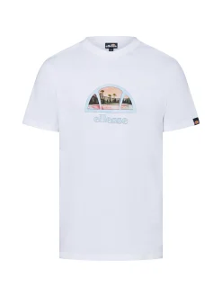 ellesse Herren T-Shirt - Courtsica in weiß