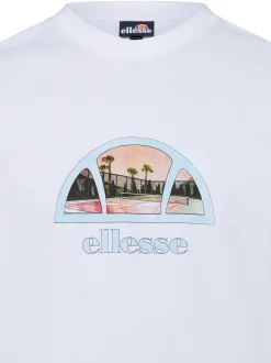 ellesse Herren T-Shirt - Courtsica in weiß