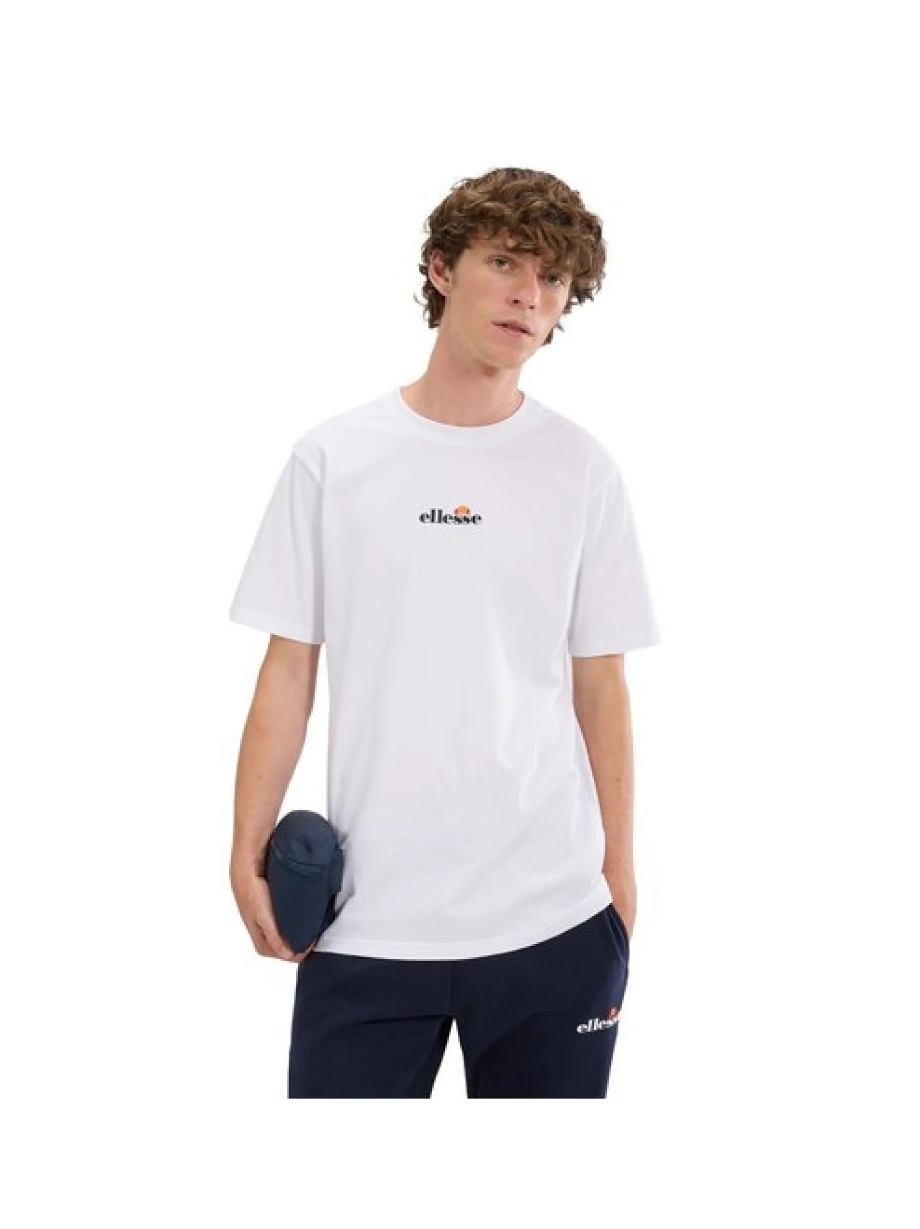 ellesse Herren T-Shirt 2er Pack in weiß - Ärmel: kurzarm