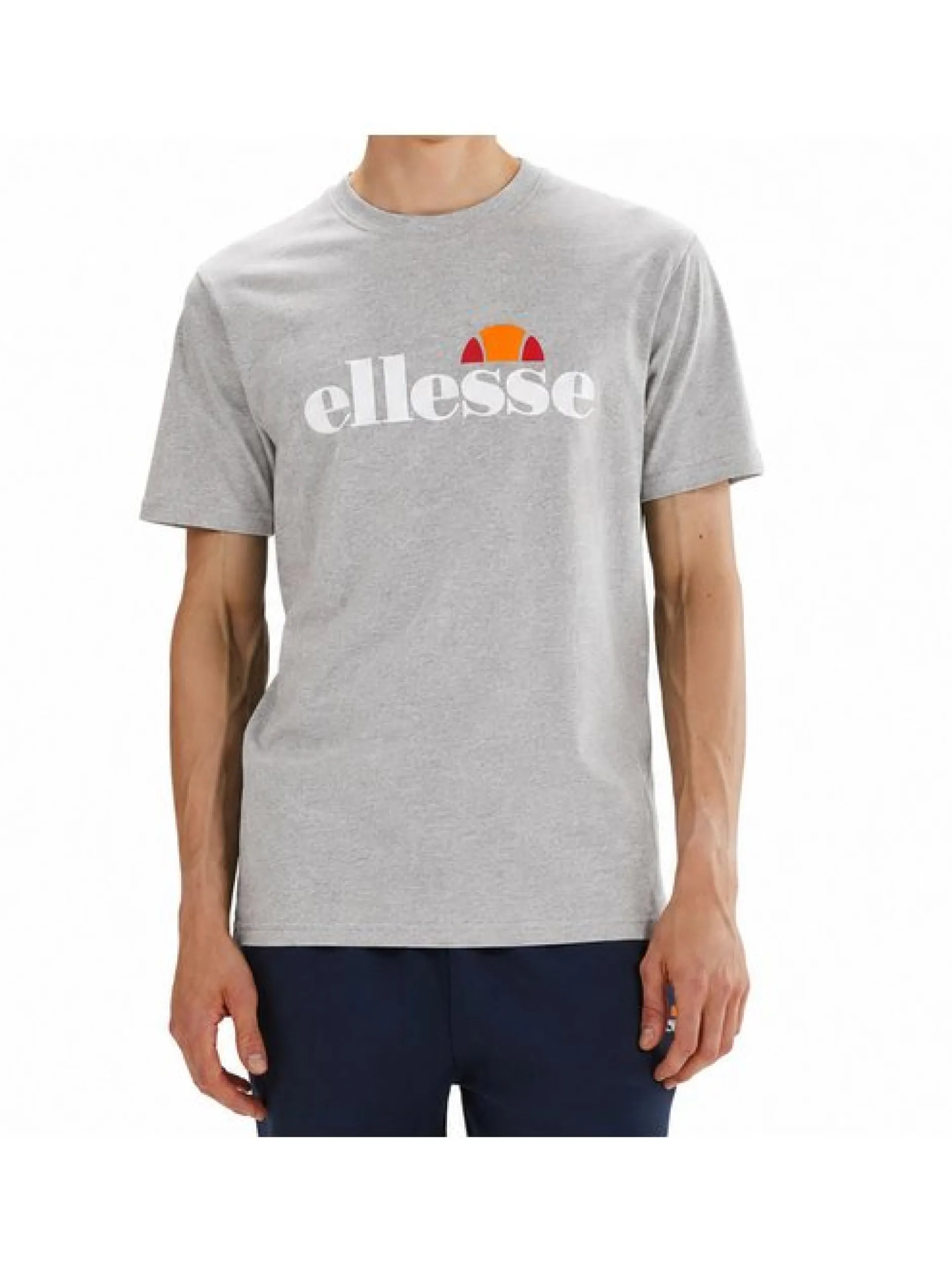 ellesse Herren T-Shirt in hellgrau - Ärmel: kurzarm