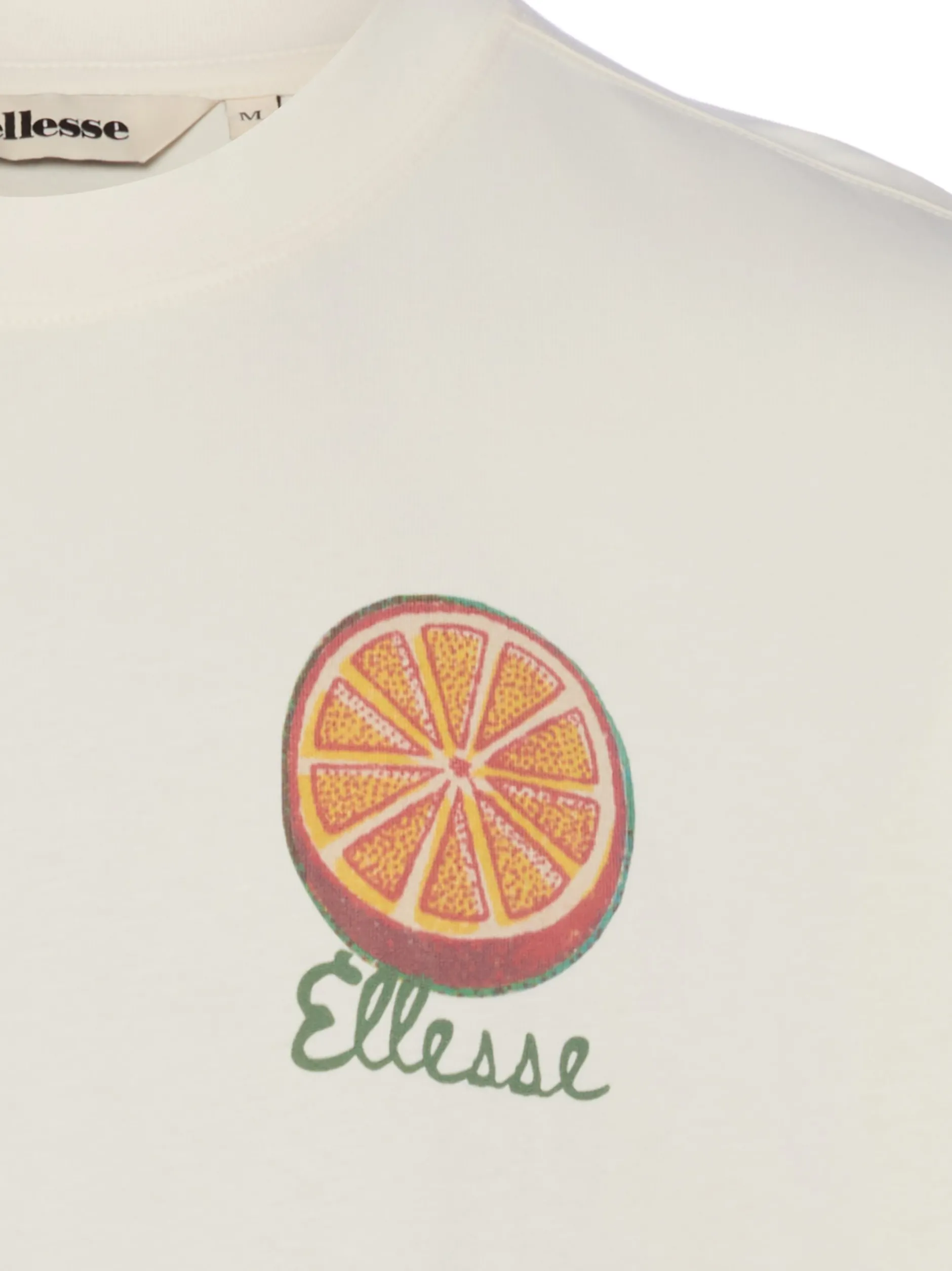 ellesse Herren T-Shirt - The Citrus Tee in ecru orange