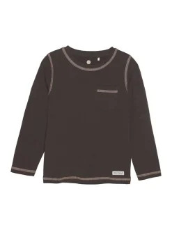 En Fant Jungen Langarmshirt - ENTshirt in braun
