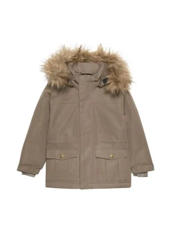 En Fant Mädchen Winterjacke - ENJacket in braun
