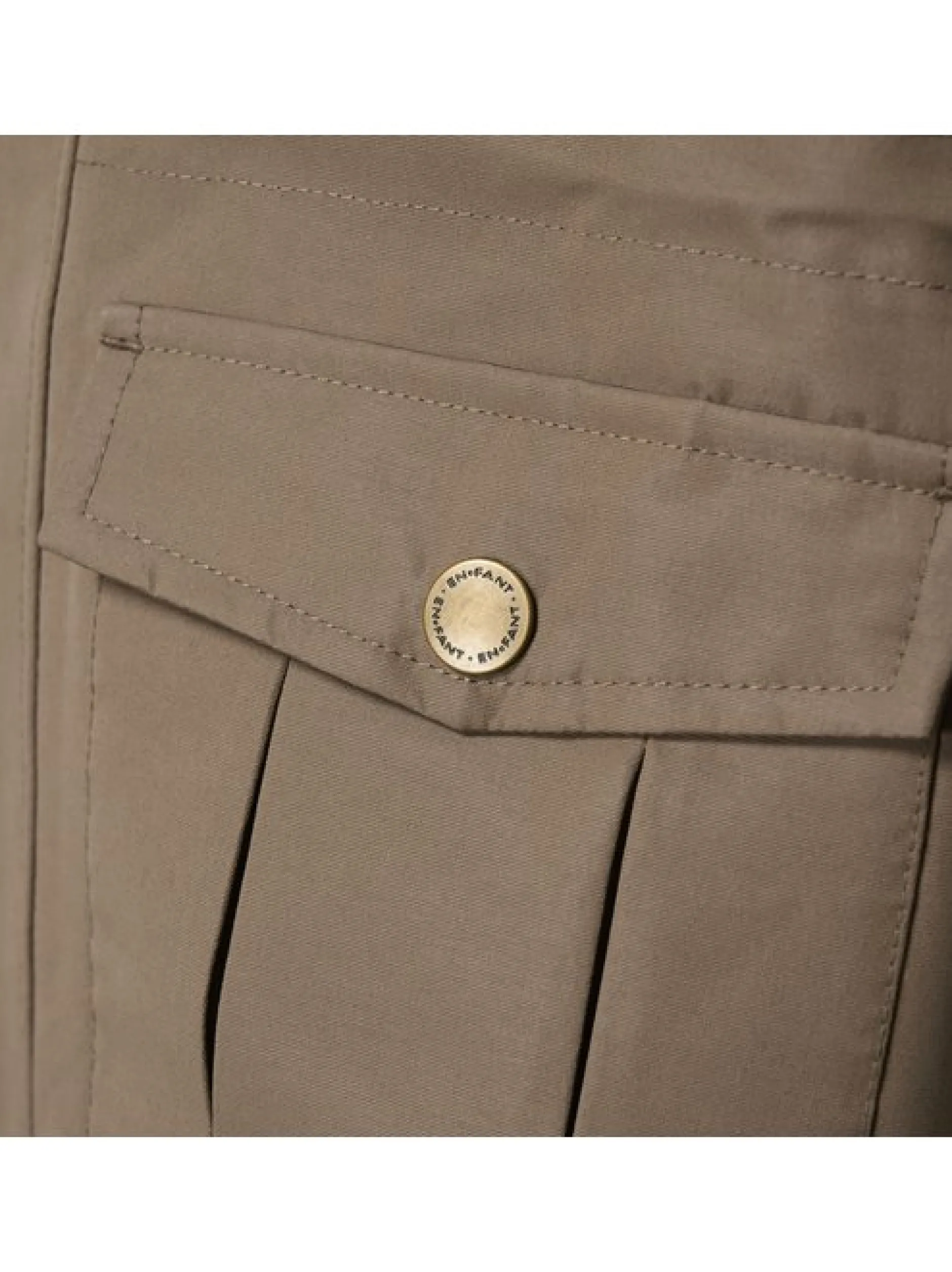 En Fant Mädchen Winterjacke - ENJacket in braun