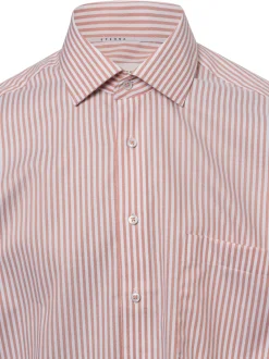 Eterna Comfort Fit Herren Businesshemd - Bügelfrei in orange weiß