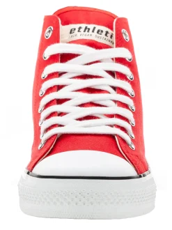 Ethletic Unisex Canvas Sneaker in rot