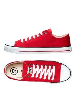 Ethletic Unisex Sneaker in rot - 0 cm Absatz