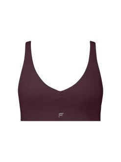 Fabletics Damen BH - PURELUXE LONGLINE LOW IMPACT BRA in rot